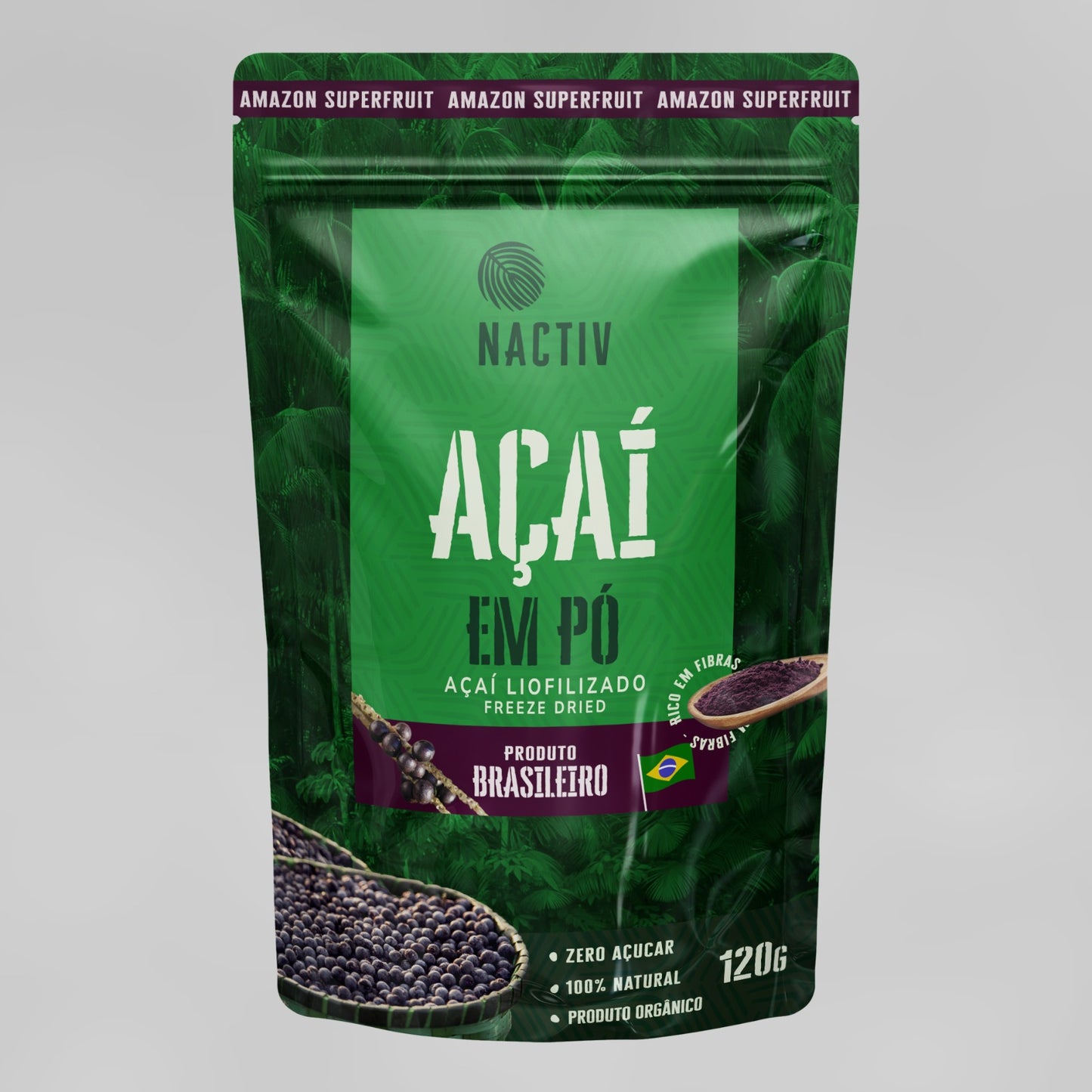 Nactiv - Açaí Puro - 120g